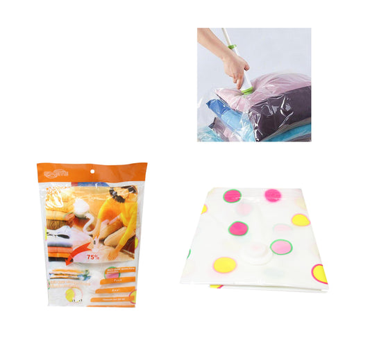 Vacuum Storage Suction Bag Triple Your Storage Pack and Seal 68 x 98cm 0459 (Large Letter Rate)