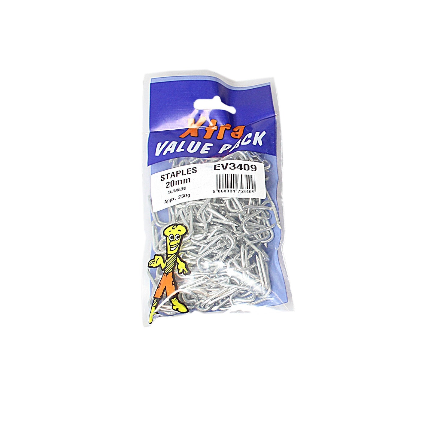 20mm Galvanised Staples Xtra Value Diy 53409 (Large Letter Rate)