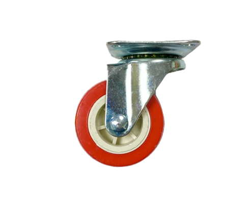 Red Trolley Wheel DIY 2"  2827 (Parcel Rate)