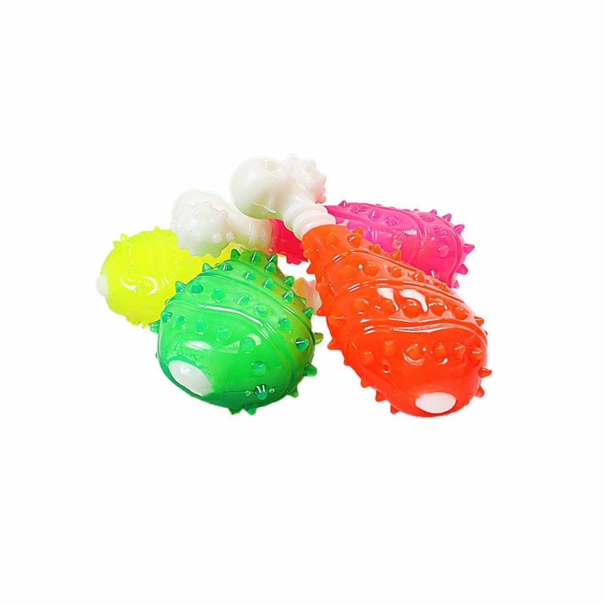 Pet Dog Toy Chicken Bone 12 cm Assorted Colours 4750 (Parcel Rate)