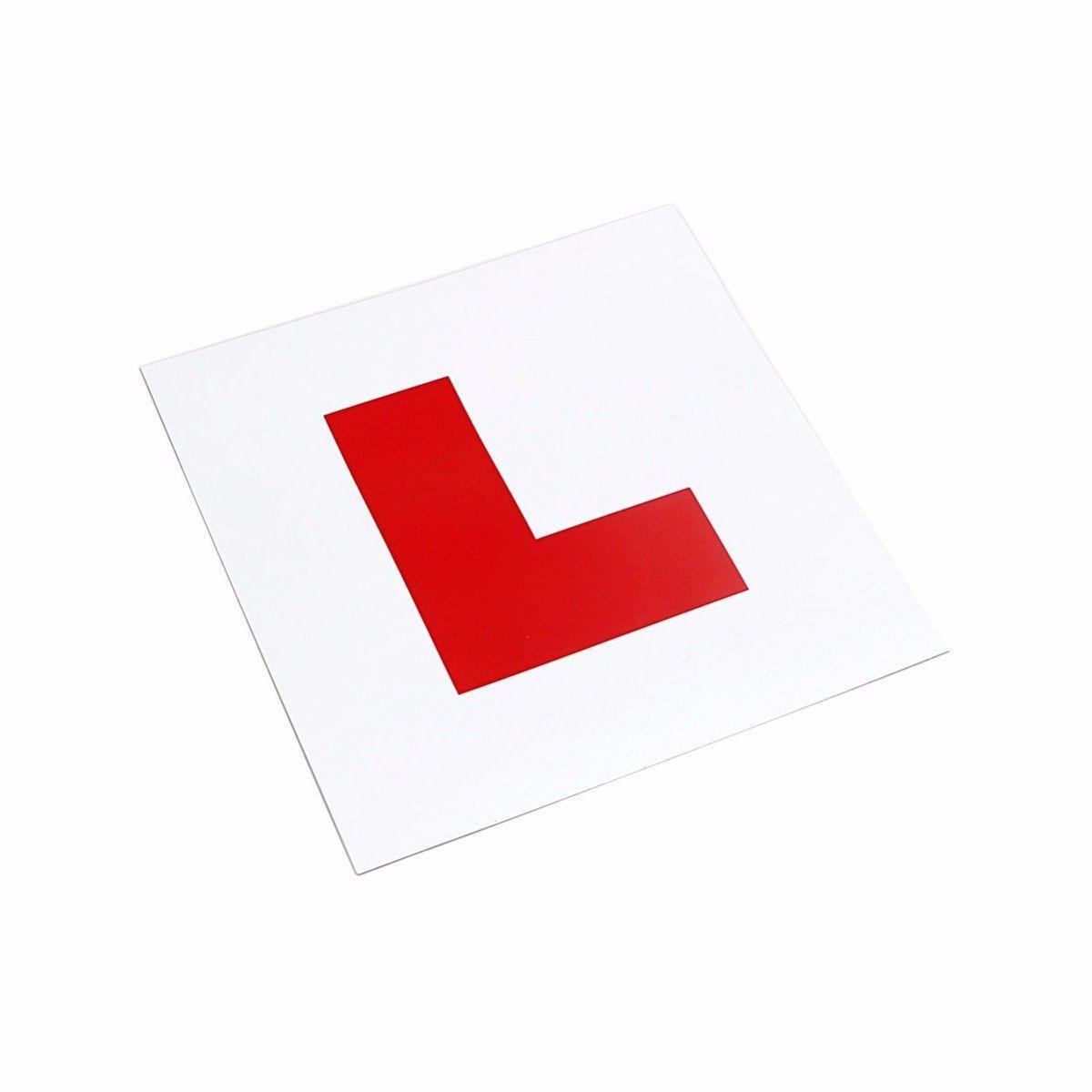 Magnetic Learner's L Car Plate BB3036 (Large Letter Rate)