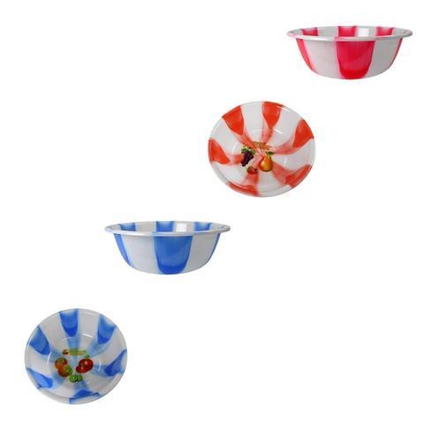 Plastic Large Multi Purpose Kitchen Washing Bowl 28cm Assorted Colours 0364 A (Parcel Rate)