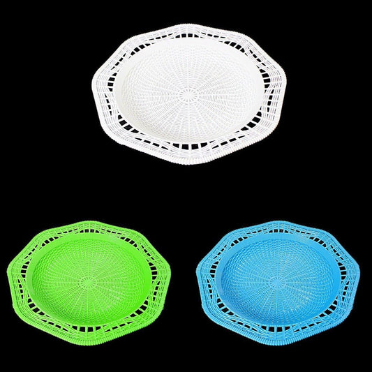 Plastic Tray 28 cm Assorted Colours 3138 (Parcel Rate)