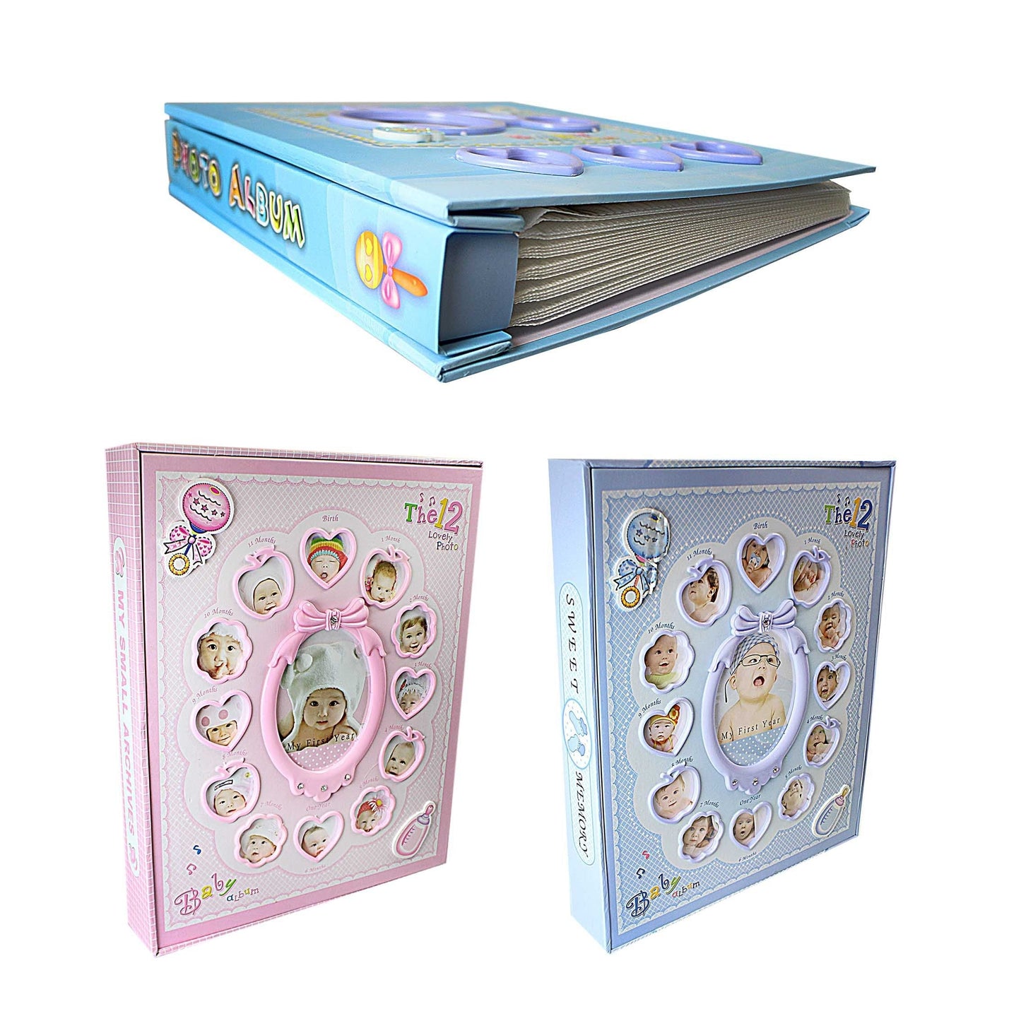 My First Year Baby Photo Album Book Gift Assorted Colours 0508 (Parcel Rate)