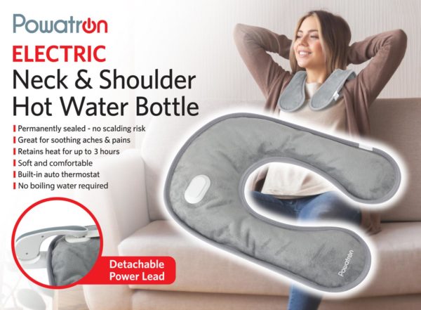 Electric Neck & Shoulder Hot Water Bottle 5308 (Parcel Rate)