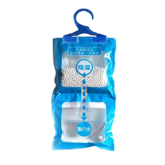 Hanging Wardrobe Cupboard Dehumidifier Bags Stops Damp Mould Moisture 210g 5646 A (Large Letter Rate)