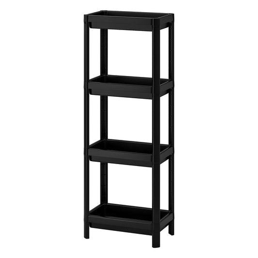 Plastic 4 Tier Bathroom Storage Racks / Shelves 22 x 35 x 100 cm MRD505 (Parcel Rate)