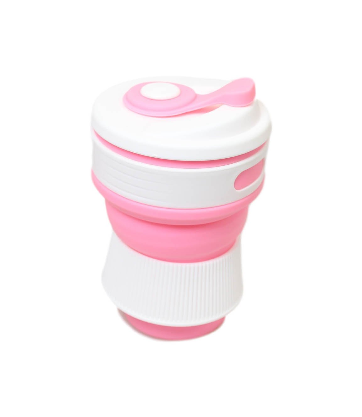 Collapsible Silicone Travel Coffee Drink Cup Mug 350ml Assorted Colours 6013 (Parcel Rate)