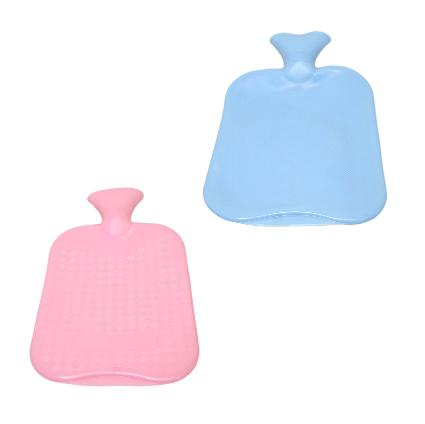 Silicone Hot Water Bottle Assorted Colours Hot Therapy Pain Relief Water Bottle 26cm 6432 (Parcel Rate)