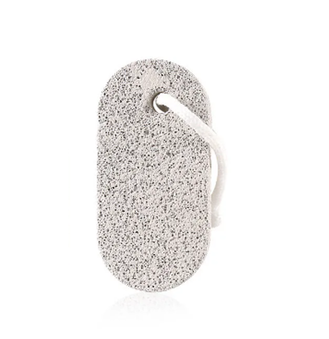 Pedicure Bath Feet Oval Light Grey Pumice Stone 9 cm 6999 (Parcel Rate)