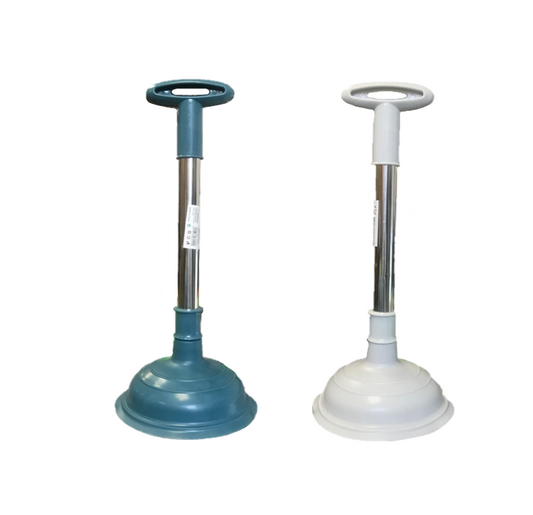 Metal Toilet Plunger 29 cm Assorted Colours 7451 (Parcel Rate)