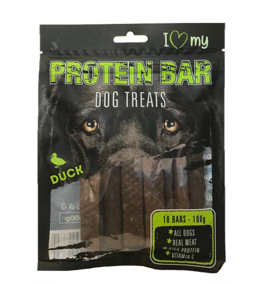 Pet Dog Treats Protein Bar Duck 10 Pack 76704 / 76858 (Parcel Rate)