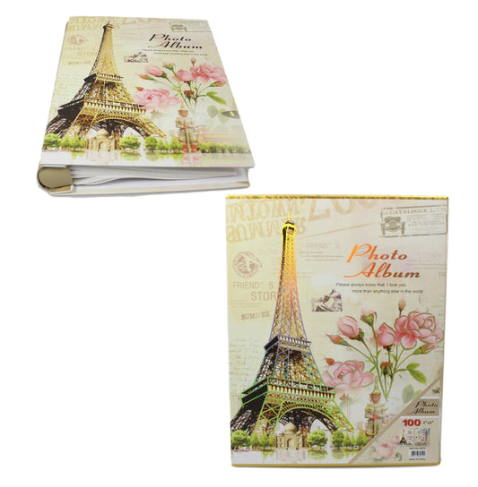 Paris Vintage Memories Wedding Birthday Photograph Album 100 4x6''  5528 (Parcel Rate)