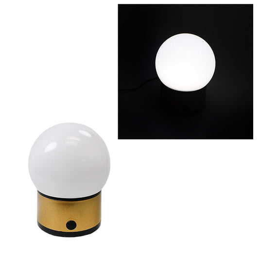 LED Round Globe Style Battery Operated Lamp Light 4270 (Parcel Rate)