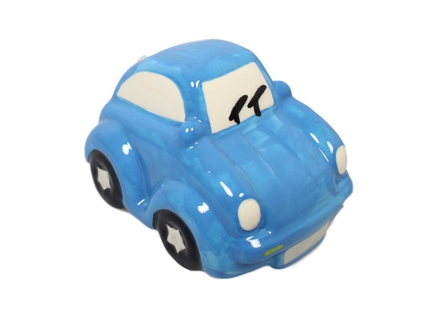 Children's Ceramic Car Money Box Piggy Bank  13 x 8 cm Assorted Colours 5598 (Parcel Rate)