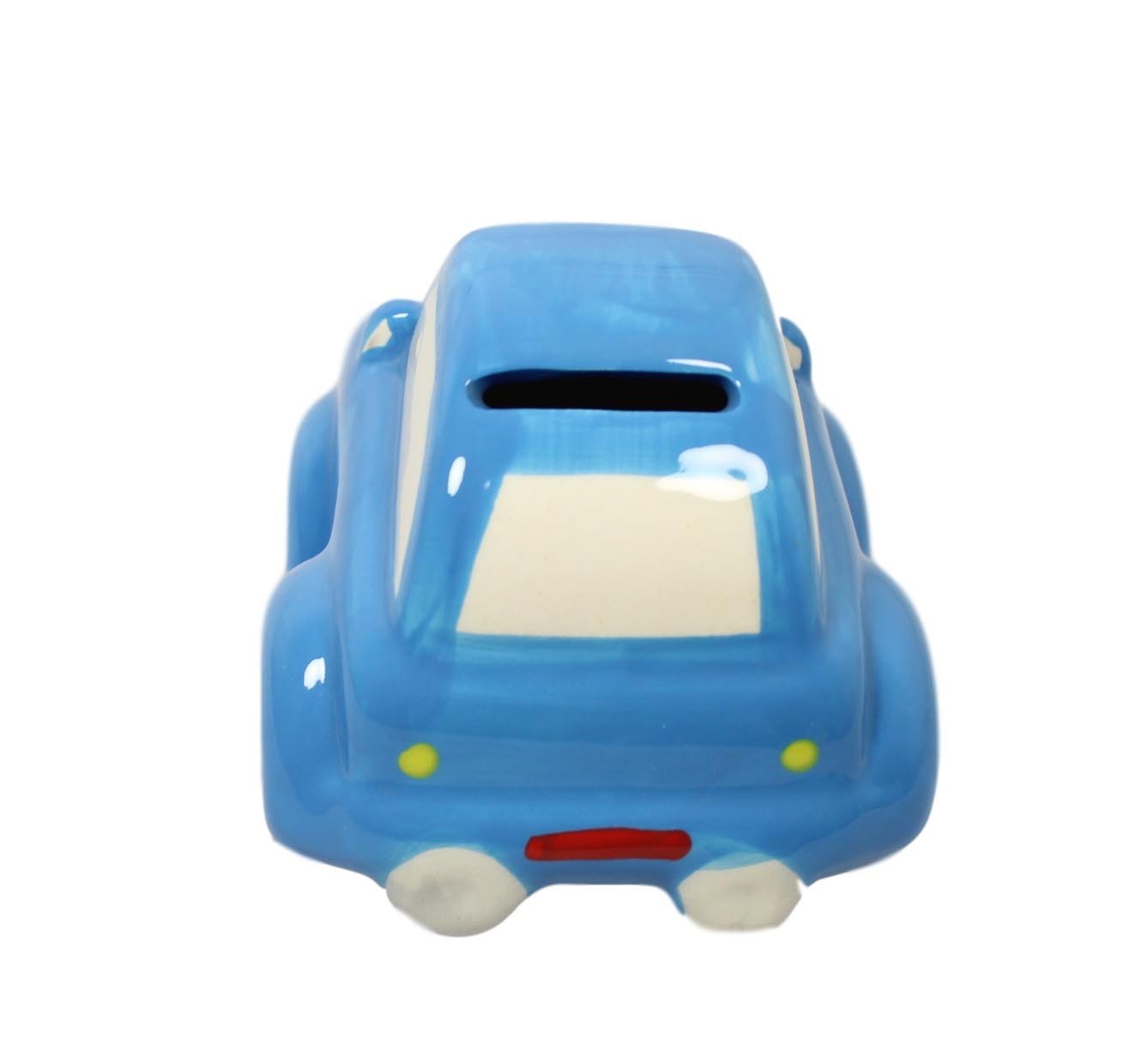 Children's Ceramic Car Money Box Piggy Bank  13 x 8 cm Assorted Colours 5598 (Parcel Rate)