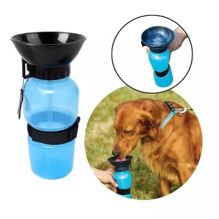 Pet Dog Portable Travel Aqua Water Bottle 0.5L Assorted Colours 5028 (Parcel Rate)