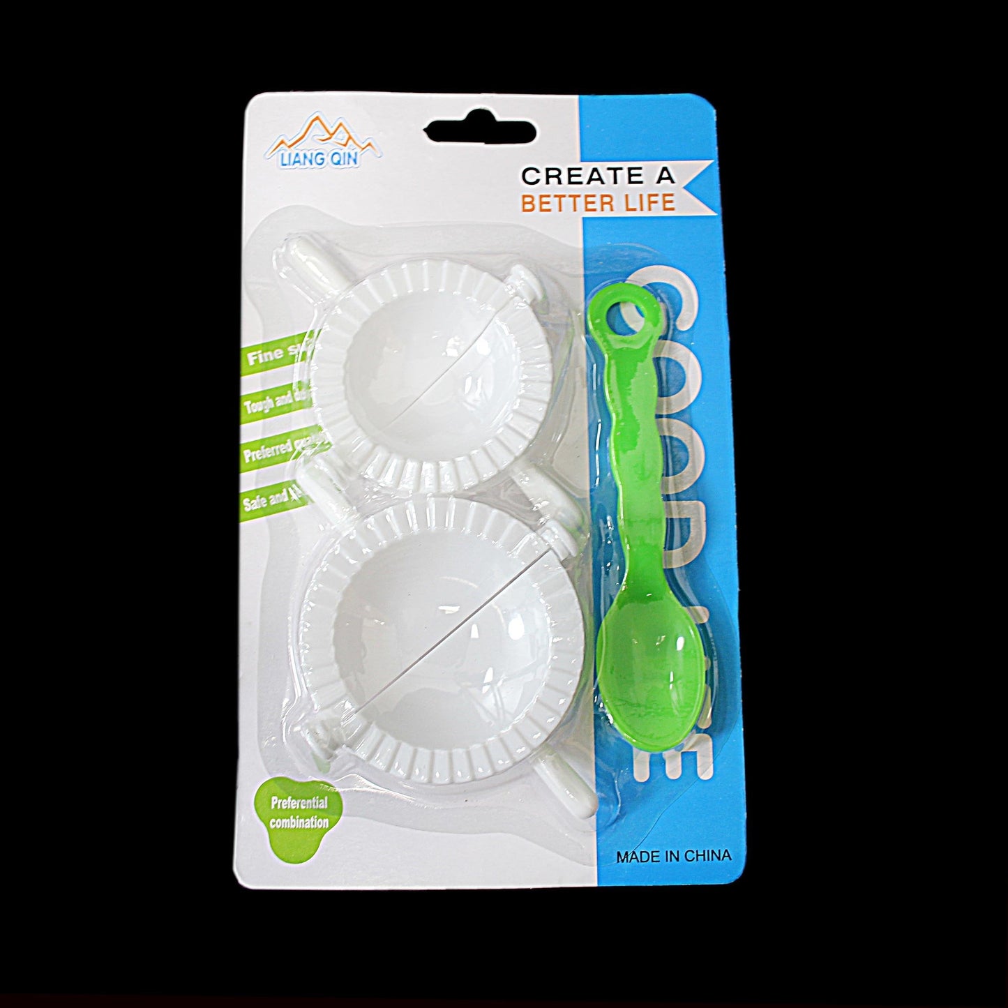 Plastic Dumpling Mould Maker with Spoon 4932 (Large Letter Rate)