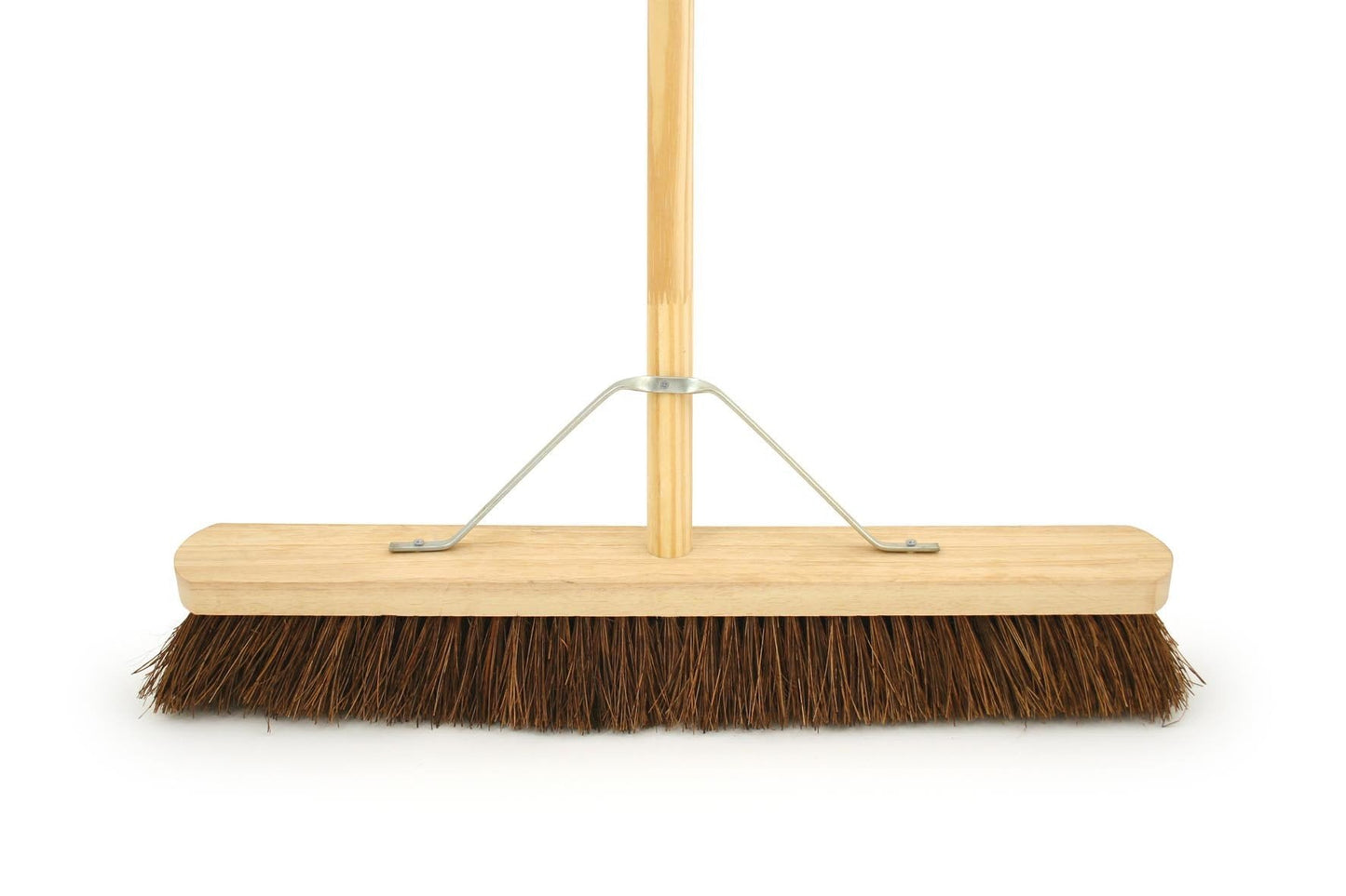 24" Hard Bassine Garden Wooden Broom Brush B24H / KPBASS24H (Big Parcel Rate)