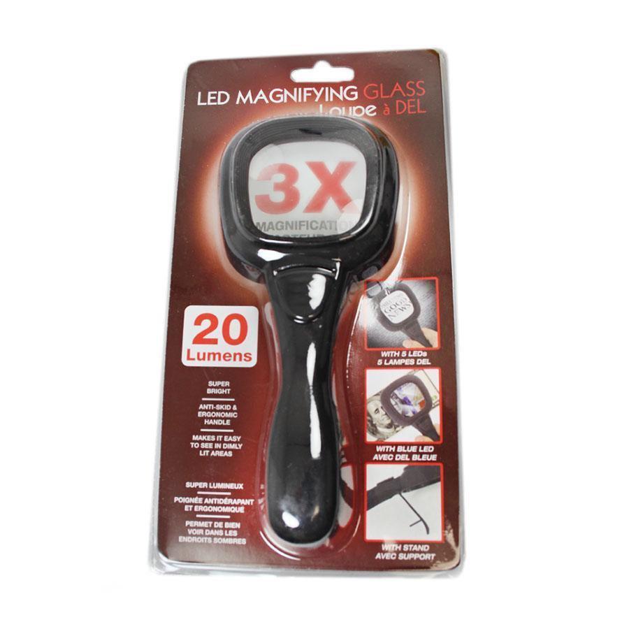 Led Magnifying Glass 20 Lumens 3 x Magnification Glass 5141 (Large Letter Rate)