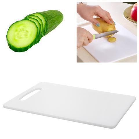 Professional Kitchen Chopping Board Plastic White Extra Large 25 x 40.5 cm 1945 (Parcel Rate)