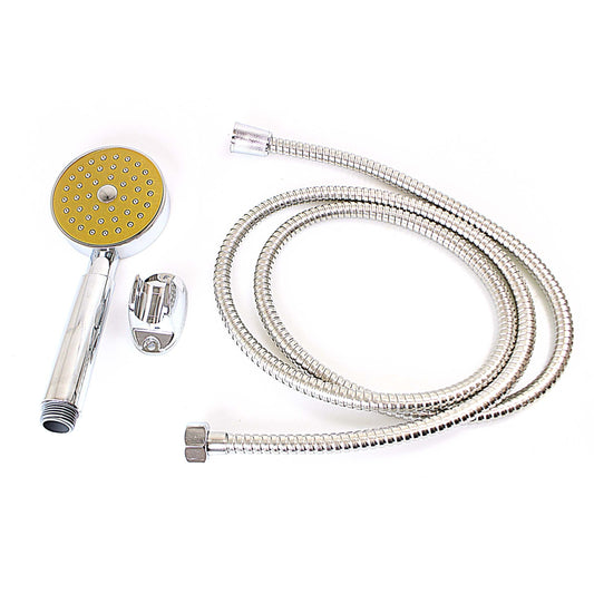 Shower Head With 1.8M Flexible Shower Hose Pipe Bathroom Set 0552 (Parcel Rate)