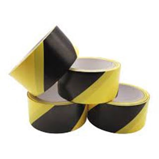 SAAO Hazard Warning Tape 50mm X 33 Metres 2664 (Parcel Rate)