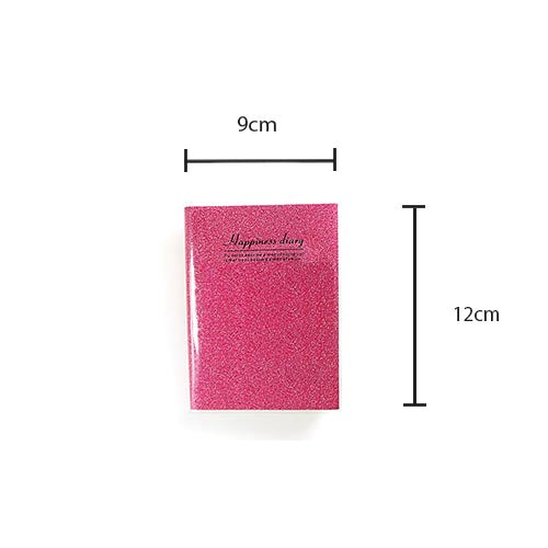 Happiness Diary Notebook 12 x 9 cm Assorted Colours 3258 (Large Letter Rate)