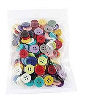 Clothes Sewing Plastic Buttons Assorted Sizes and Colours 7095 (Parcel Rate)