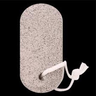 Pedicure Bath Feet Oval Light Grey Pumice Stone 9 cm 6999 (Parcel Rate)