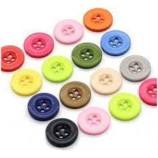 Clothes Sewing Plastic Buttons Assorted Sizes and Colours 7095 (Parcel Rate)