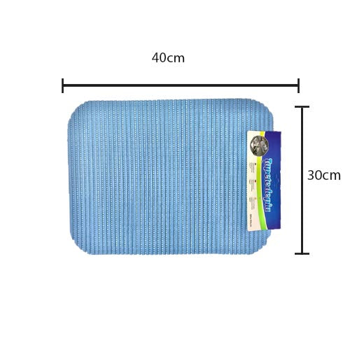 Rectangular Soft Ant-Slip Sink Mat 30 x 40 cm Assorted Colours 6994 (Parcel Rate)