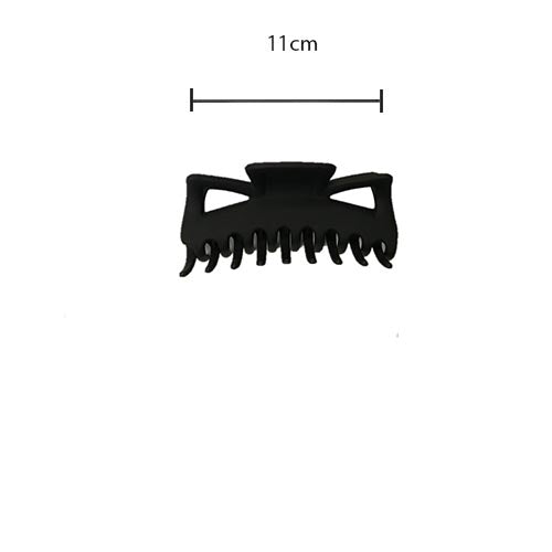 Plastic Hair Claw Clip 11 cm Assorted Designs 7252 (Parcel Rate)