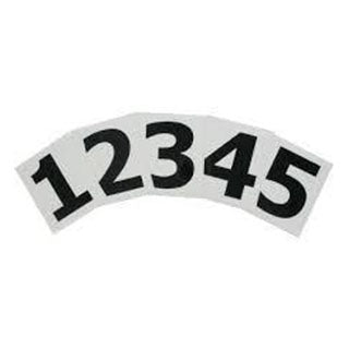 Self Adhesive Numbers 1,2,3,4,5 Large 70mm x 85mm 6869 / 0454 (Large Letter Rate)