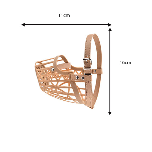 Pets Accessory Dog Mouth Muzzle with Adjustable Strap 16 x 11 cm 3041 A  (Parcel Rate)