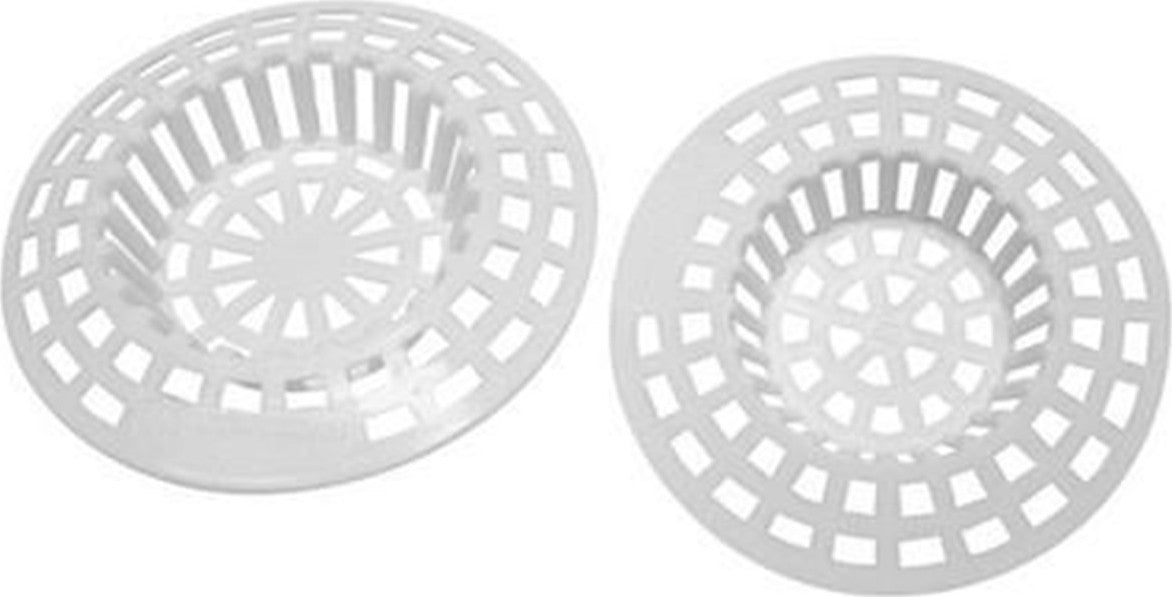 1 3/4'' Sink Strainers White 6616 (Large Letter Rate)