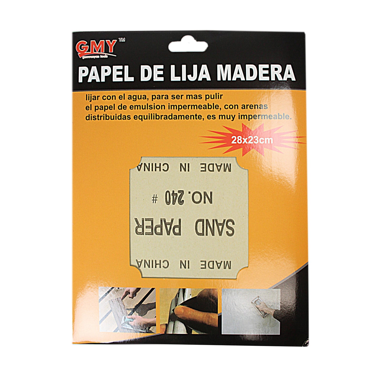 DIY Abrasive Sanding Paper 28 x 23 cm Pack of 6 3125 (Large Letter Rate)